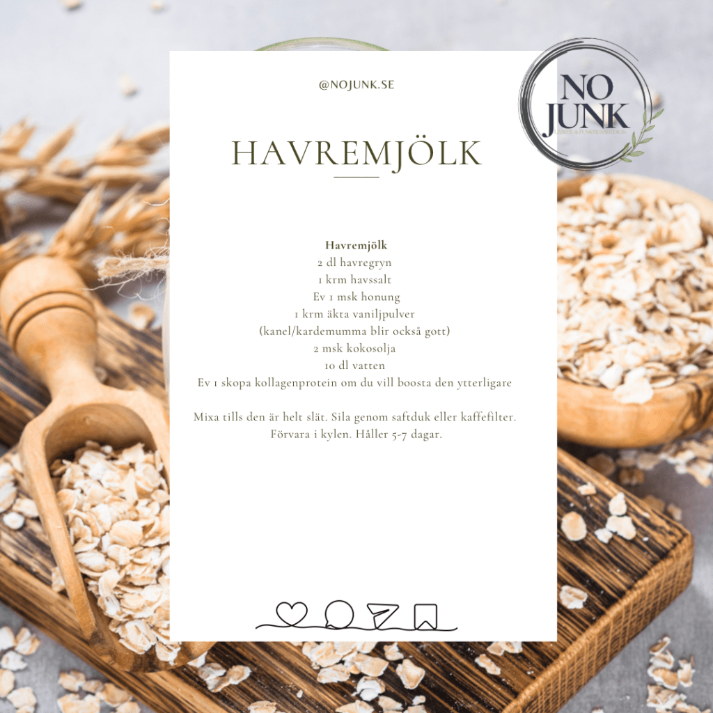 Gör din egen&nbsp;havremjölk!